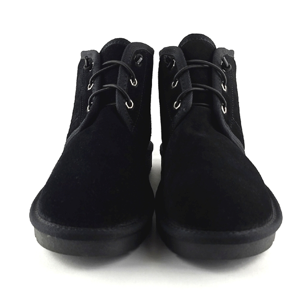 NWT Cushionaire Women's Harper Black Waterproof Suede Lace-Up Boots 9 - Picture 6 of 16